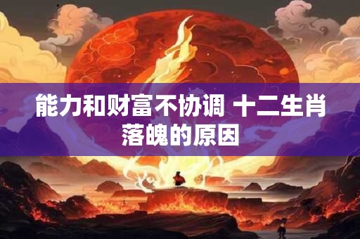 能力和财富不协调 十二生肖落魄的原因