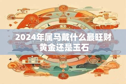 2024年属马戴什么最旺财 黄金还是玉石