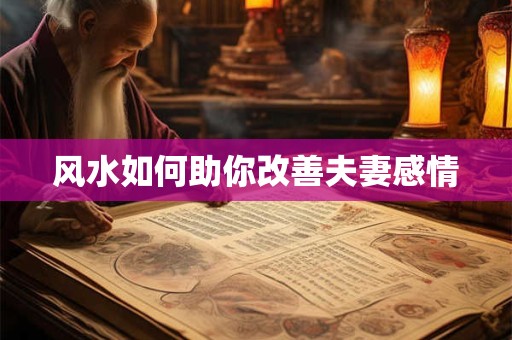 风水如何助你改善夫妻感情