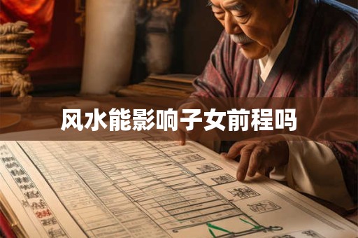 风水能影响子女前程吗