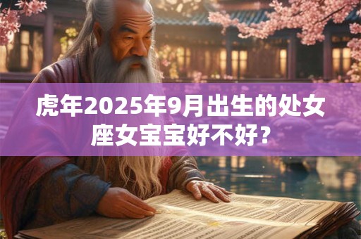 虎年2025年9月出生的处女座女宝宝好不好？