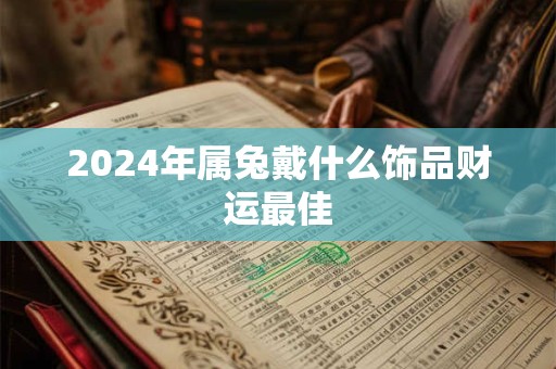 2024年属兔戴什么饰品财运最佳