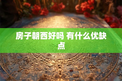 房子朝西好吗 有什么优缺点