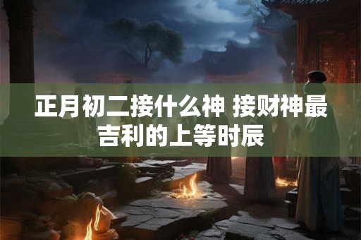 正月初二接什么神 接财神最吉利的上等时辰