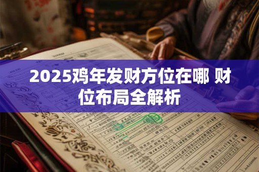 2024年属鸡财运方位指南 找准方向能招财