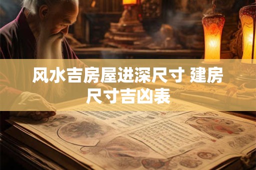 风水吉房屋进深尺寸 建房尺寸吉凶表