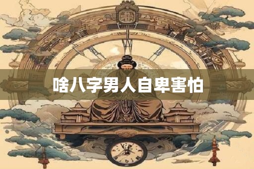 啥八字男人自卑害怕