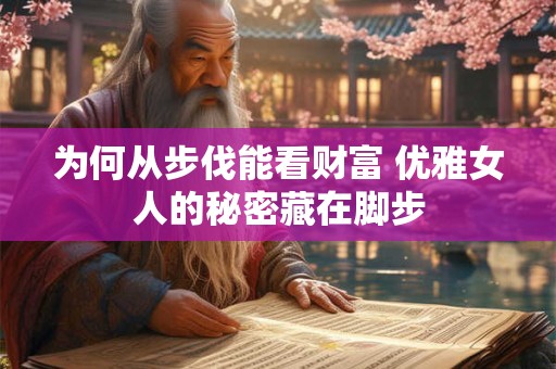 为何从步伐能看财富 优雅女人的秘密藏在脚步