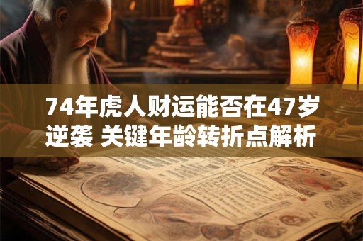 74年虎人财运能否在47岁逆袭 关键年龄转折点解析