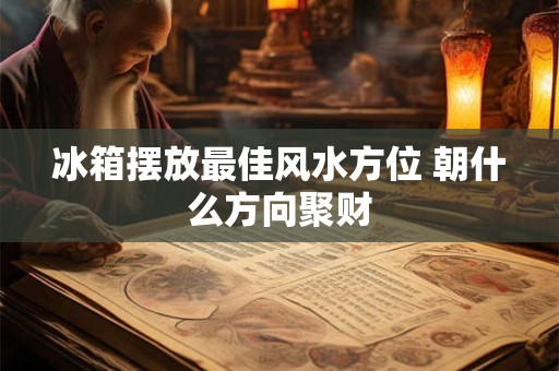 冰箱摆放最佳风水方位 朝什么方向聚财