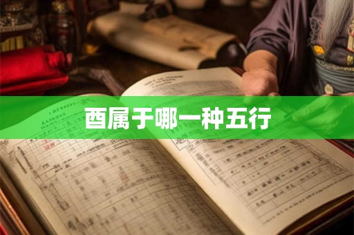酉属于哪一种五行