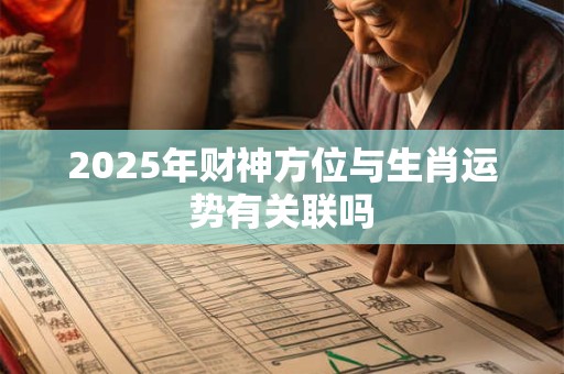 2025年财神方位与生肖运势有关联吗