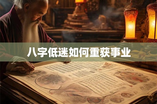 八字低迷如何重获事业
