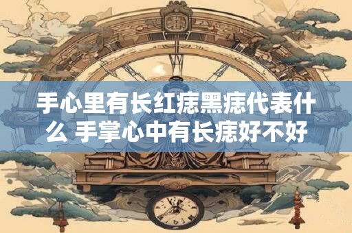 手心里有长红痣黑痣代表什么 手掌心中有长痣好不好