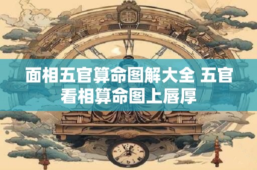 面相五官算命图解大全 五官看相算命图上唇厚