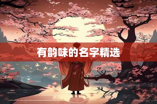 有韵味的名字精选