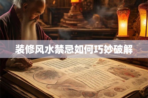 装修风水禁忌如何巧妙破解