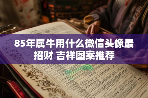85年属牛用什么微信头像最招财 吉祥图案推荐 85年属牛用什么微信头像最招财 吉祥图案推荐