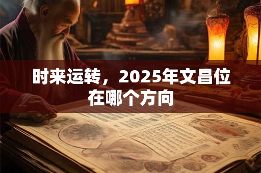时来运转，2025年文昌位在哪个方向
