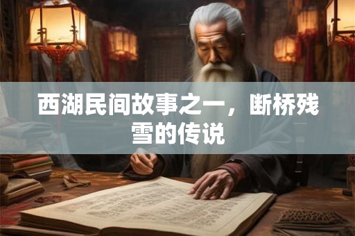 西湖民间故事之一，断桥残雪的传说
