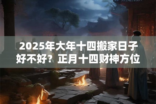 2025年大年十四搬家日子好不好？正月十四财神方位