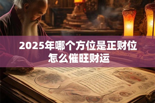 2025年哪个方位是正财位 怎么催旺财运