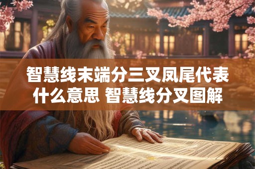 智慧线末端分三叉凤尾代表什么意思 智慧线分叉图解
