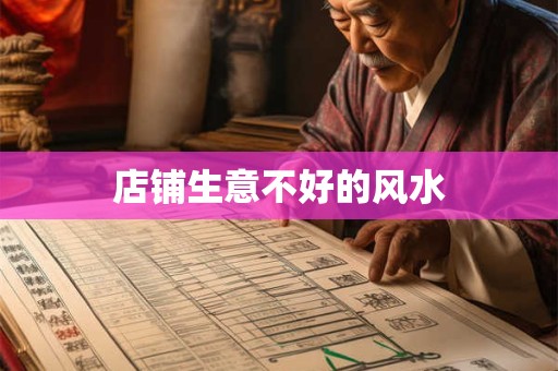 店铺生意不好的风水