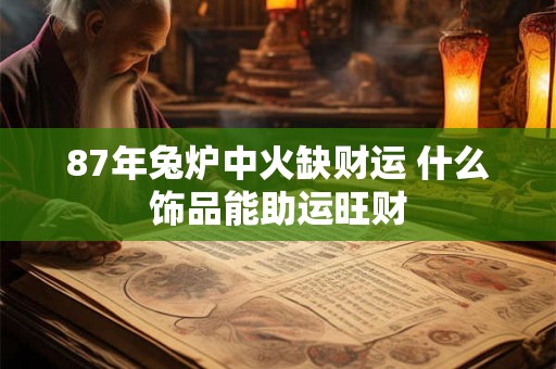 87年兔炉中火缺财运 什么饰品能助运旺财