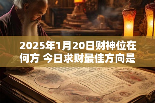 2025年1月20日财神位在何方 今日求财最佳方向是