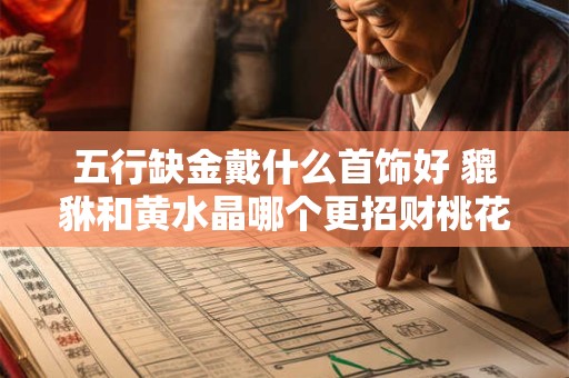 五行缺金戴什么首饰好 貔貅和黄水晶哪个更招财桃花