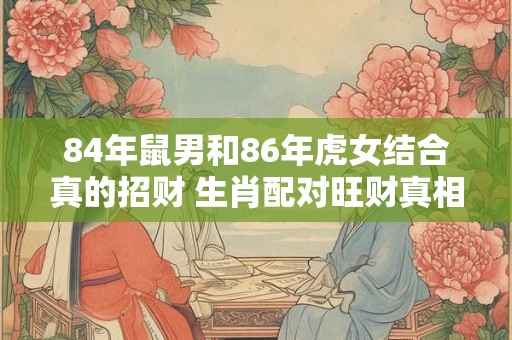 84年鼠男和86年虎女结合真的招财 生肖配对旺财真相大揭露