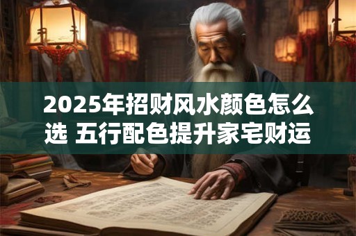 2025年招财风水颜色怎么选 五行配色提升家宅财运