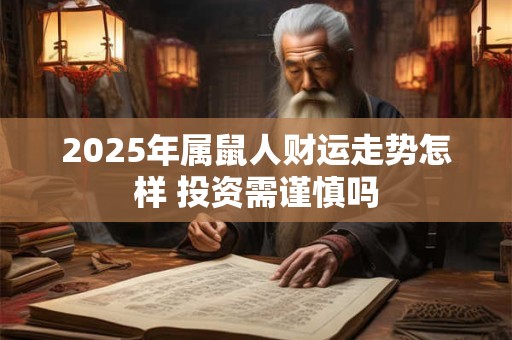 2025年属鼠人财运走势怎样 投资需谨慎吗