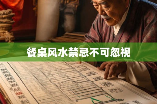餐桌风水禁忌不可忽视
