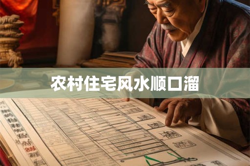 农村住宅风水顺口溜