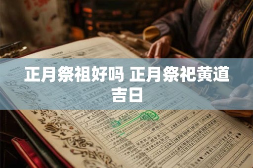 正月祭祖好吗 正月祭祀黄道吉日