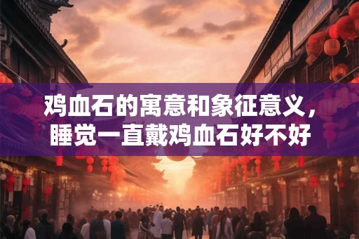 鸡血石的寓意和象征意义，睡觉一直戴鸡血石好不好