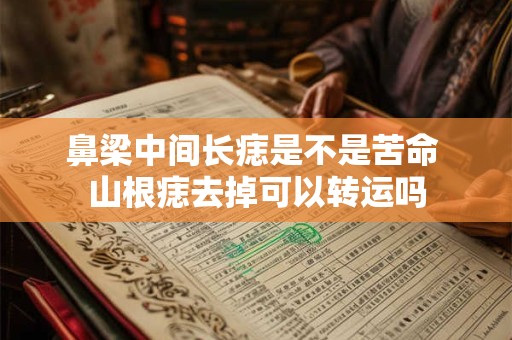 鼻梁中间长痣是不是苦命 山根痣去掉可以转运吗