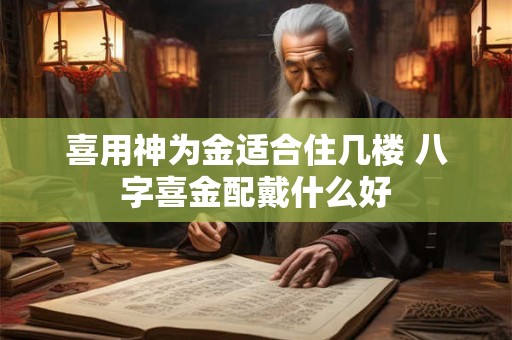 喜用神为金适合住几楼 八字喜金配戴什么好