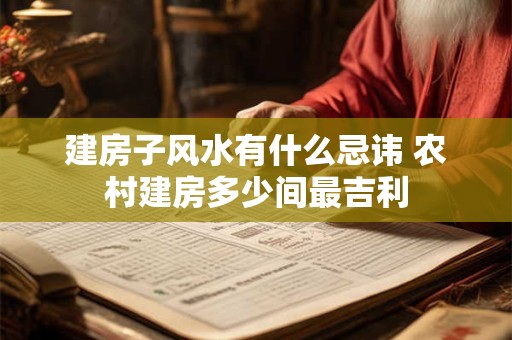 建房子风水有什么忌讳 农村建房多少间最吉利