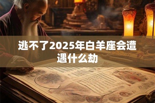 逃不了2025年白羊座会遭遇什么劫