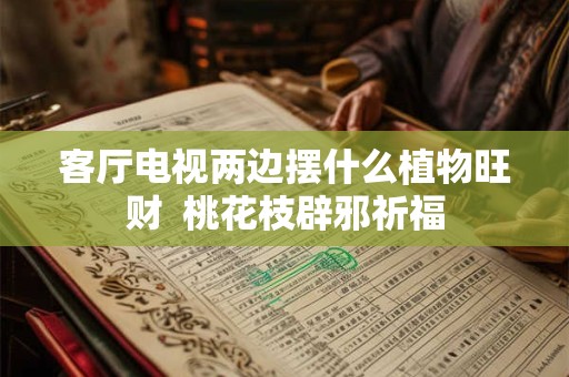 客厅电视两边摆什么植物旺财  桃花枝辟邪祈福
