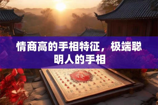 情商高的手相特征，极端聪明人的手相