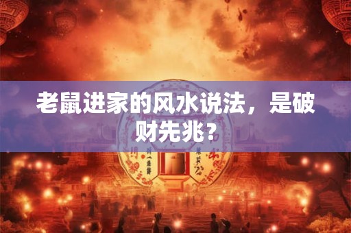 老鼠进家的风水说法，是破财先兆？