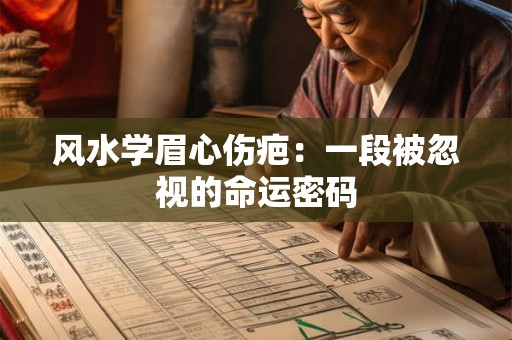 风水学眉心伤疤：一段被忽视的命运密码