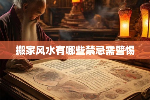 搬家风水有哪些禁忌需警惕