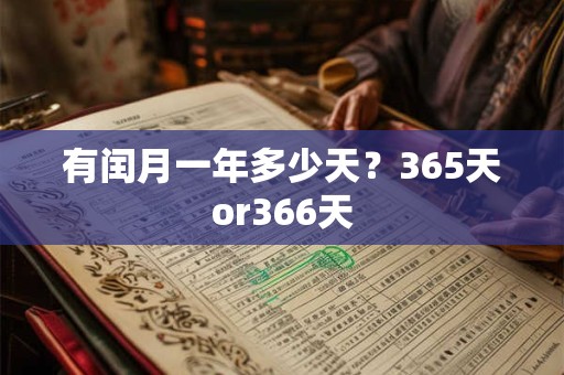 有闰月一年多少天？365天or366天
