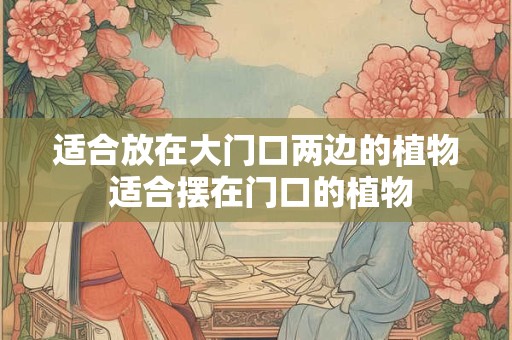 适合放在大门口两边的植物 适合摆在门口的植物