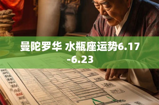 曼陀罗华 水瓶座运势6.17-6.23